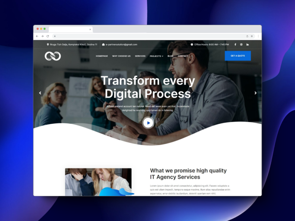 E-partner solution (Concept Designs) project by KURA CORP