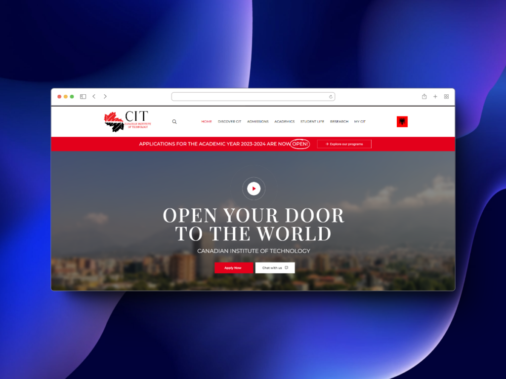 Canadian Institute of Technology (Web Sites) project by KURA CORP